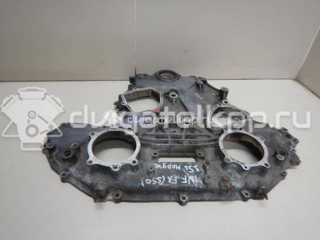 Фото Крышка двигателя передняя для двигателя VQ35DE для Infiniti / Mitsuoka / Isuzu / Nissan / Nissan (Dongfeng) 252 л.с 24V 3.5 л бензин 13501AC705 {forloop.counter}}