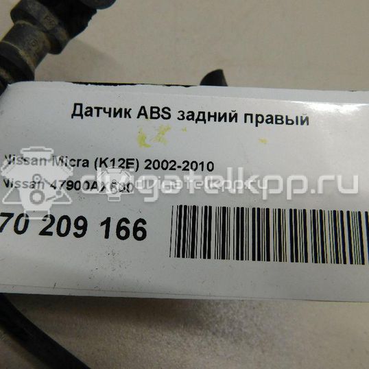 Фото Датчик ABS задний правый  47900ax600 для Nissan Note / Micra