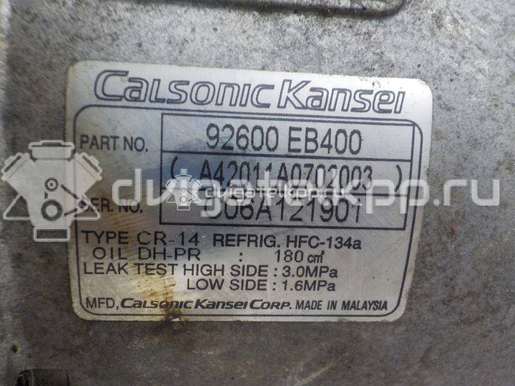 Фото Компрессор системы кондиционирования  92600EB400 для Nissan Np300 {forloop.counter}}