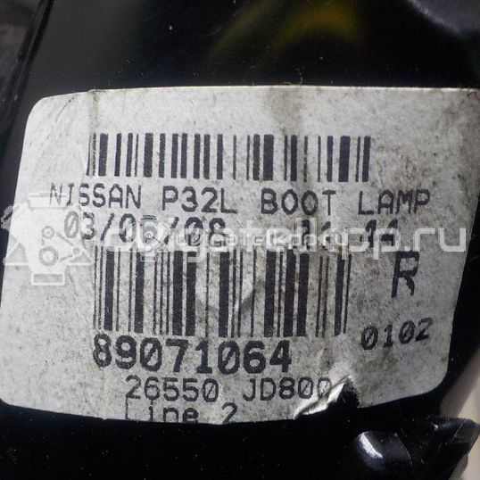 Фото Фонарь задний внутренний правый  26550jd800 для Nissan Qashqai