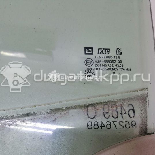 Фото Стекло двери задней левой  95276489 для Opel Mokka X