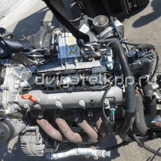Фото Контрактный (б/у) двигатель AXU для Volkswagen Polo 86 л.с 16V 1.4 л Superplus (98/99) неэтилированный AXU