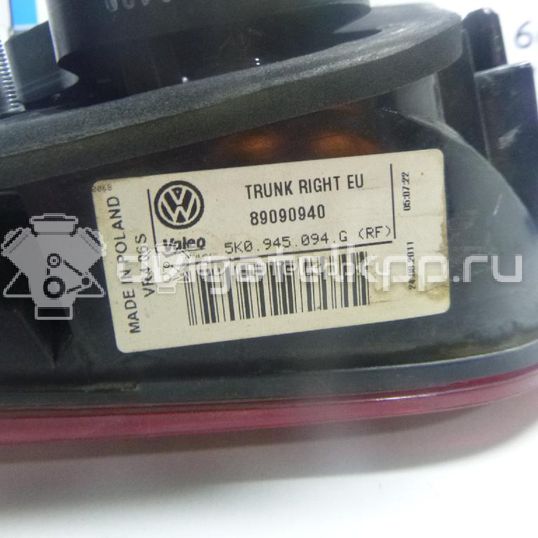 Фото Фонарь задний внутренний правый  5K0945094G для Volkswagen Jetta / Golf