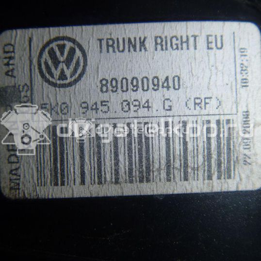 Фото Фонарь задний внутренний правый  5K0945094G для Volkswagen Jetta / Golf