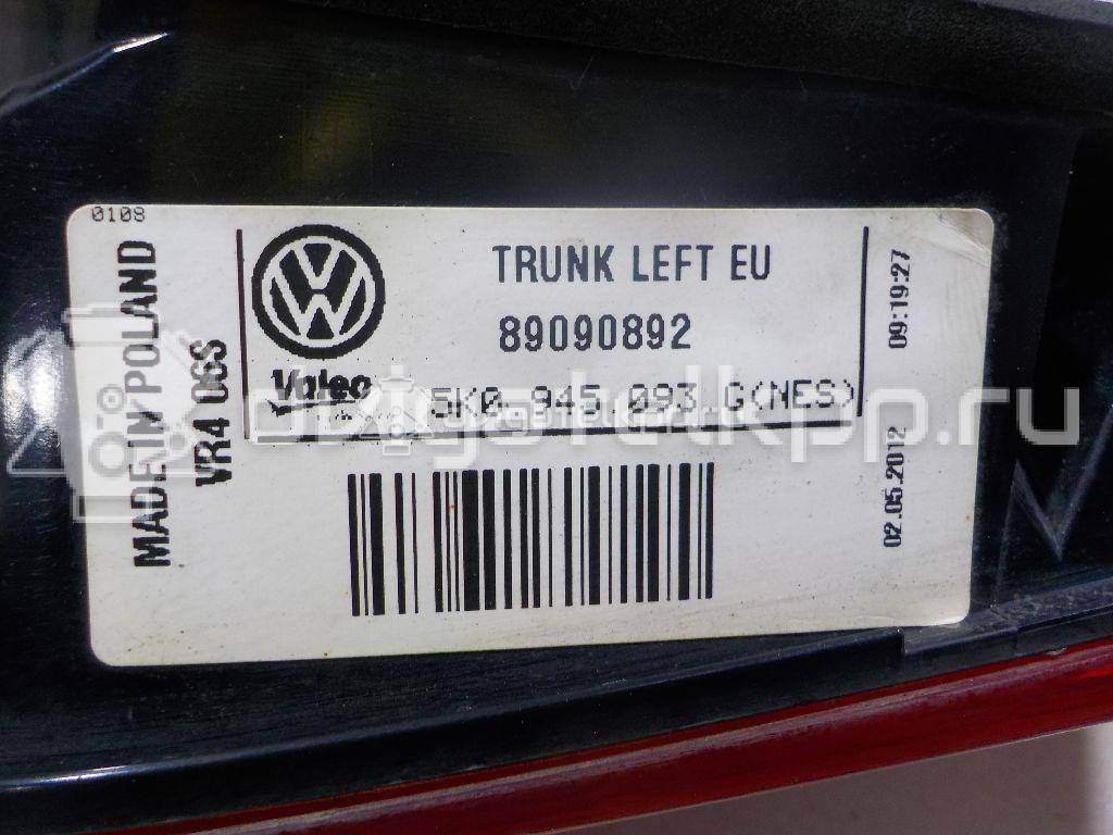 Фото Фонарь задний внутренний левый  5K0945093G для Volkswagen Golf {forloop.counter}}