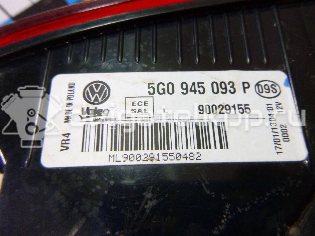 Фото Фонарь задний внутренний левый  5G0945093P для Volkswagen Golf {forloop.counter}}