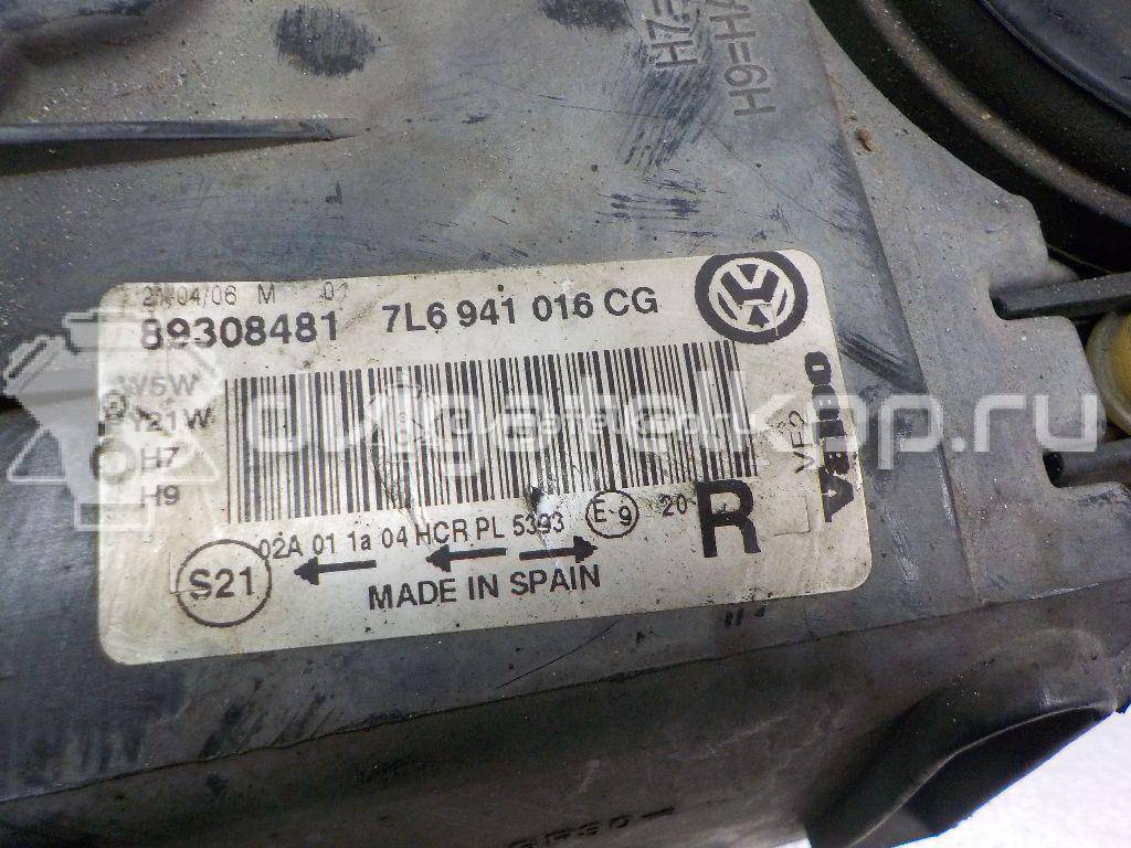 Фото Фара правая  7L6941018BH для Volkswagen Touareg {forloop.counter}}