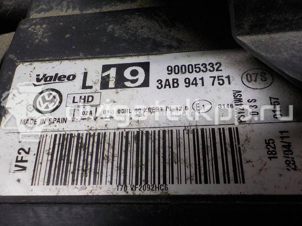 Фото Фара левая  3AB941751 для vw Passat [B7] {forloop.counter}}