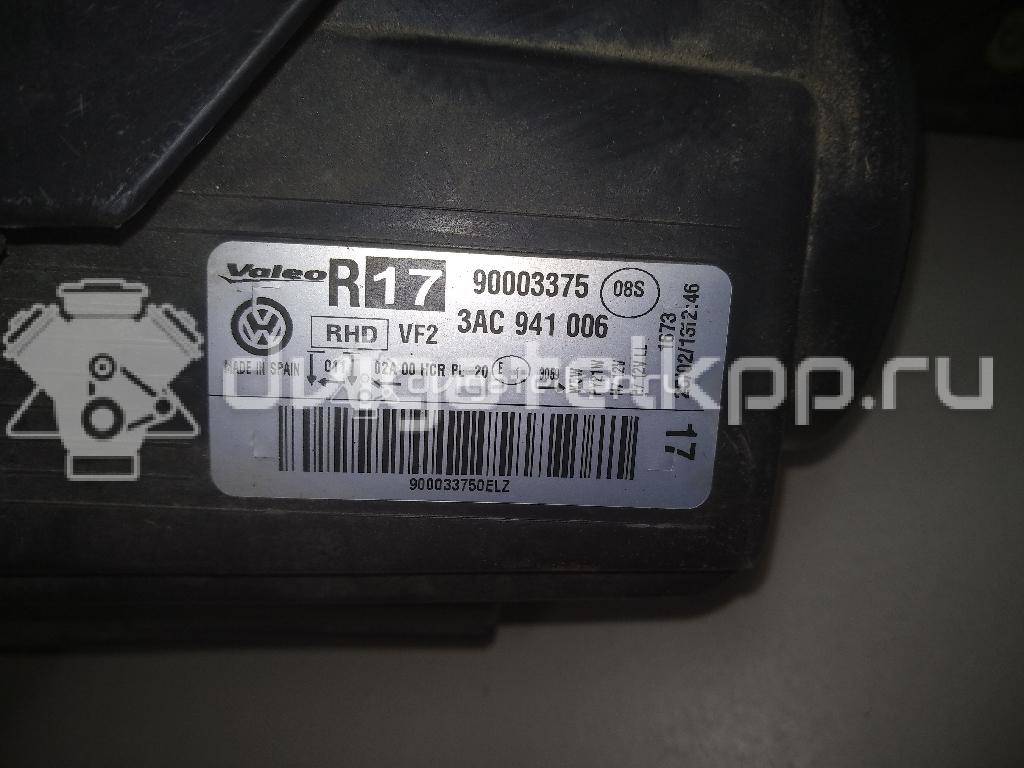 Фото Фара правая  3AC941006 для Volkswagen Passat {forloop.counter}}