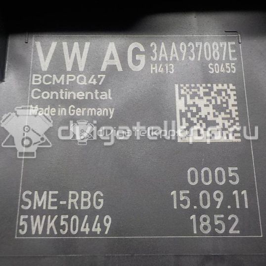 Фото Блок электронный  3AA937087RZ3S для vw Passat [B7]