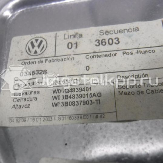 Фото Стеклоподъемник механ. задний левый  6Q4839461D для Volkswagen Polo / Golf