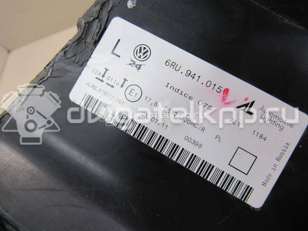 Фото Фара левая  6RU941015 для Volkswagen Polo / Jetta {forloop.counter}}