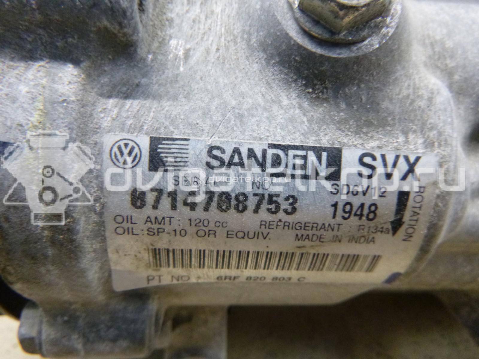 Фото Компрессор системы кондиционирования  6RF820803C для Volkswagen Load Up 121, 122, Bl1, Bl2 / Up 121, 122, Bl1, Bl2 {forloop.counter}}