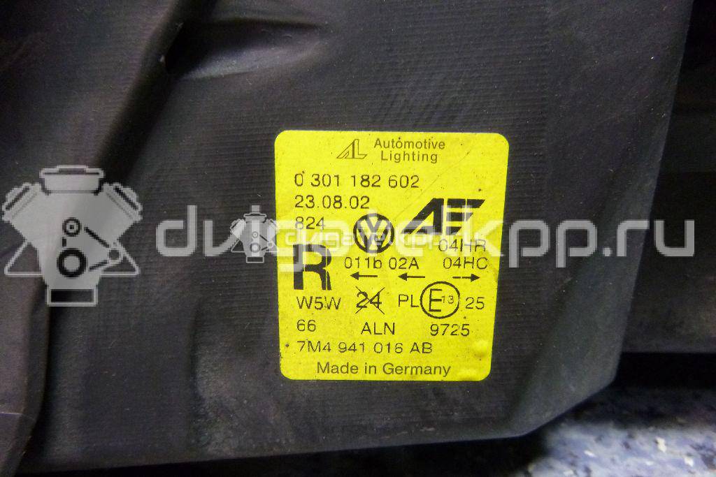 Фото Фара правая  7M4941016AB для vw Sharan {forloop.counter}}