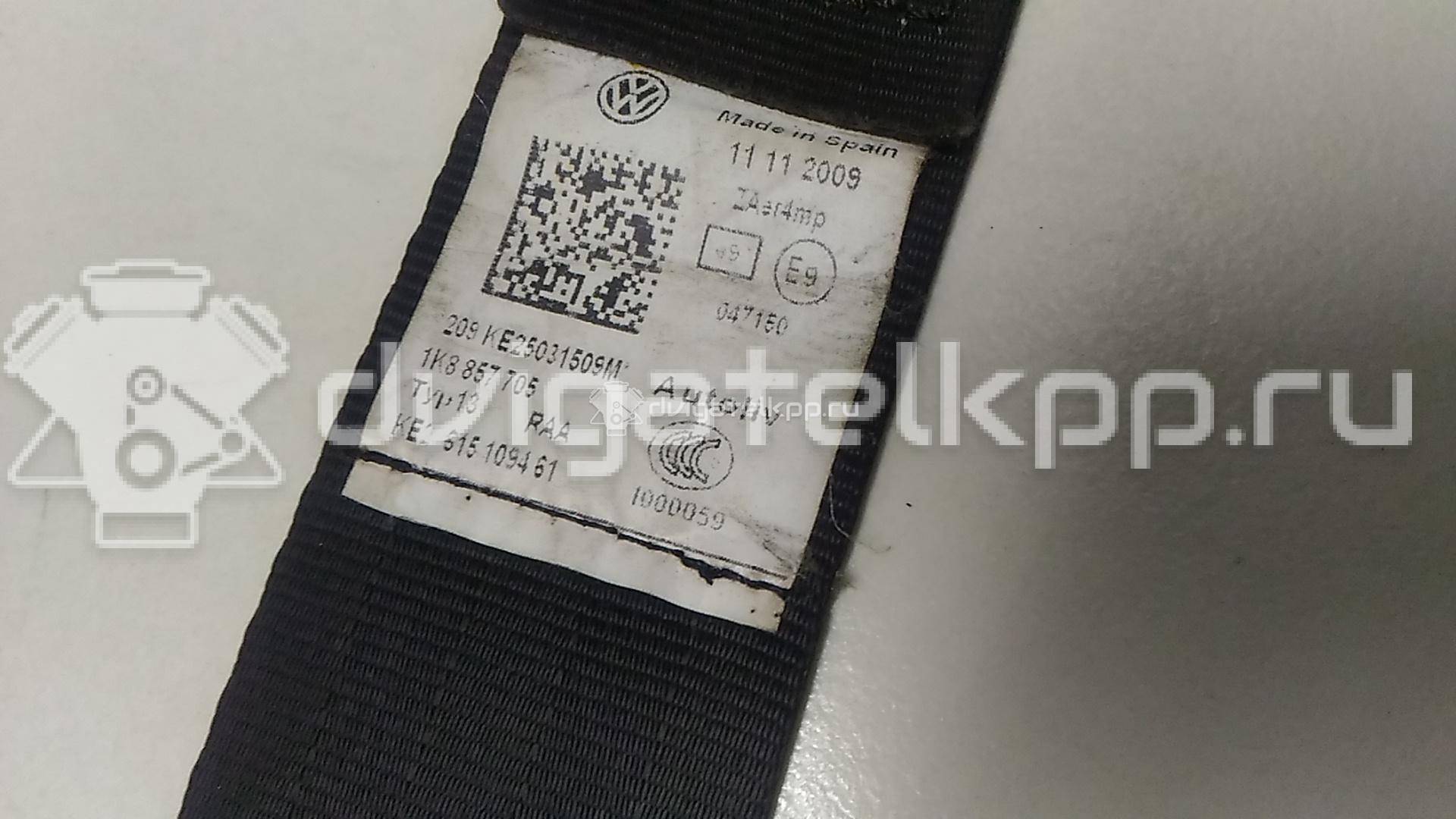 Фото Ремень безопасности с пиропатроном  1K8857705RAA для vw Scirocco {forloop.counter}}