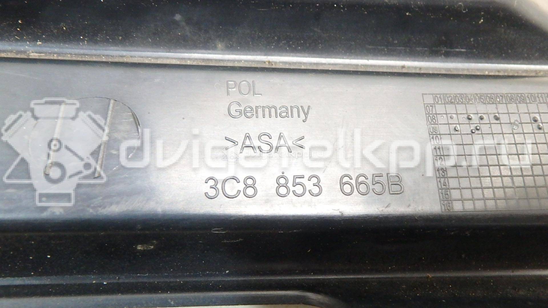 Фото Решетка в бампер левая  3C8853665B9B9 для Volkswagen Passat {forloop.counter}}