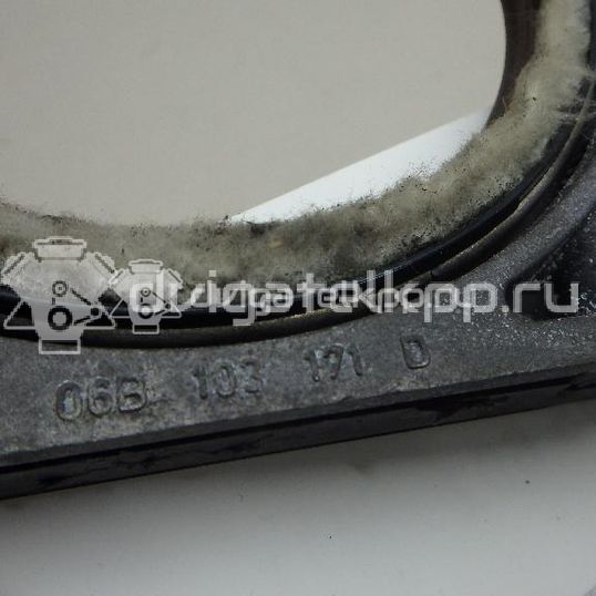 Фото Крышка коленвала задняя для двигателя BSE для Seat Leon 102 л.с 8V 1.6 л бензин 06B103171B