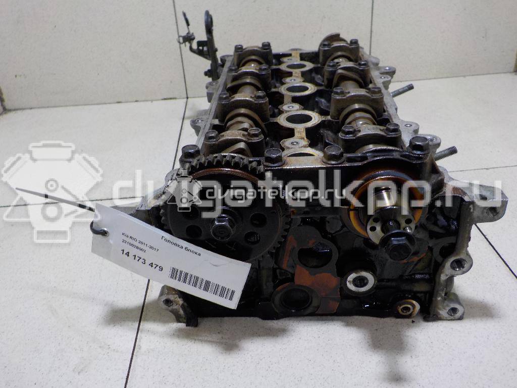 Фото Головка блока для двигателя G4FC для Hyundai / Kia 105-132 л.с 16V 1.6 л бензин 221002B002 {forloop.counter}}