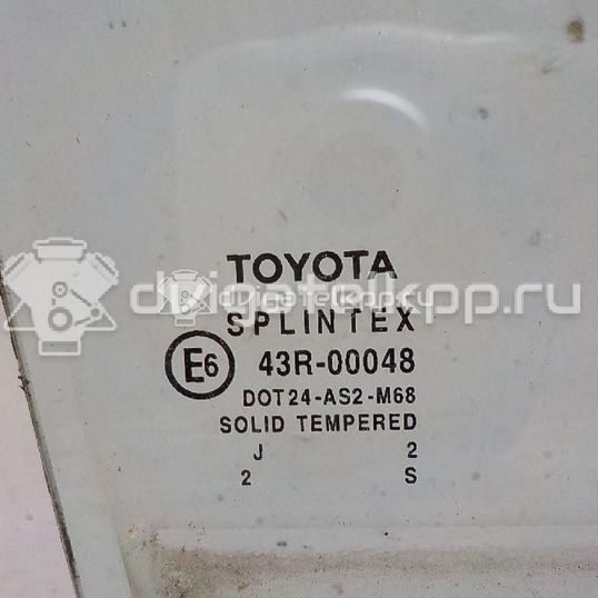 Фото Стекло двери задней правой  6810302080 для Toyota Corolla