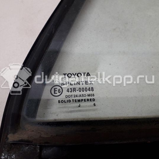 Фото Стекло двери задней правой (форточка)  6812302070 для Toyota Corolla