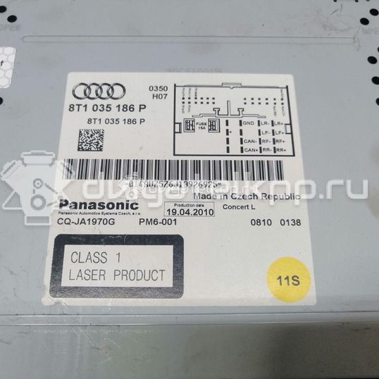 Фото Магнитола  8T1035186P для audi A4 [B8]