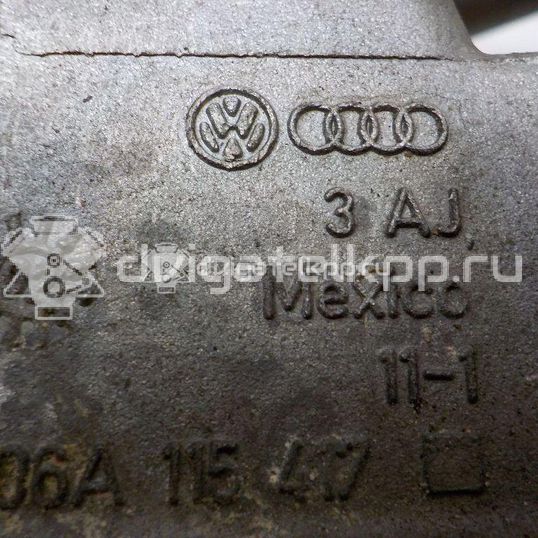 Фото Кронштейн масляного фильтра для двигателя AWM для Volkswagen / Audi 170 л.с 20V 1.8 л бензин 06A115417