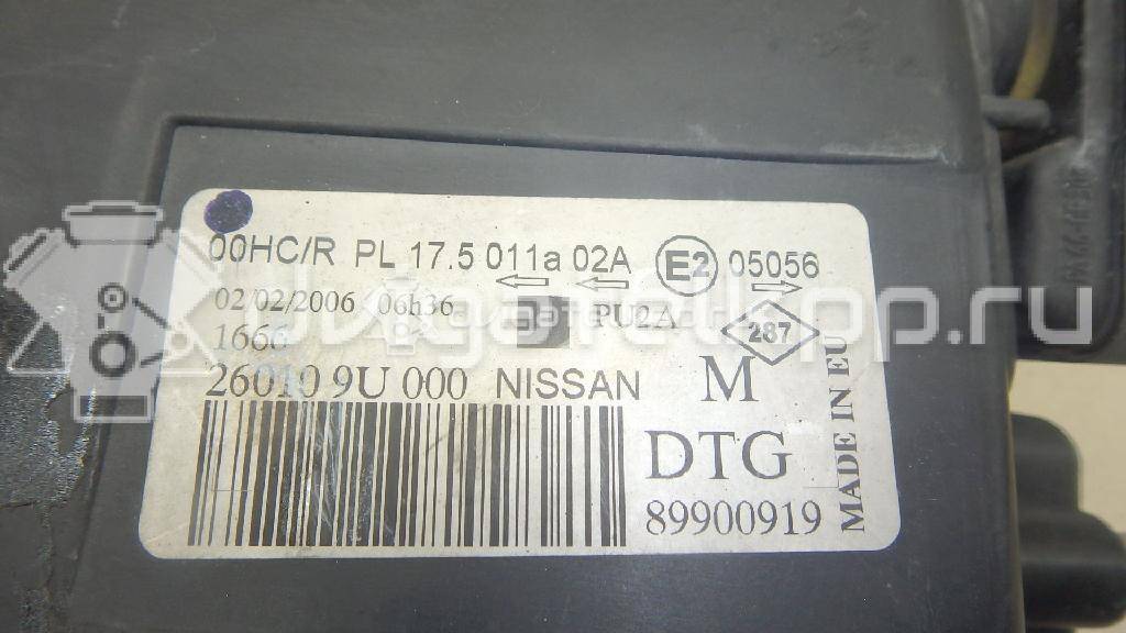 Фото Фара правая  260109U000 для Nissan Note {forloop.counter}}
