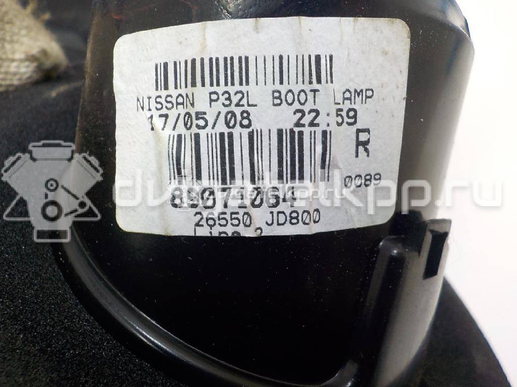 Фото Фонарь задний внутренний правый  26550jd800 для Nissan Qashqai {forloop.counter}}