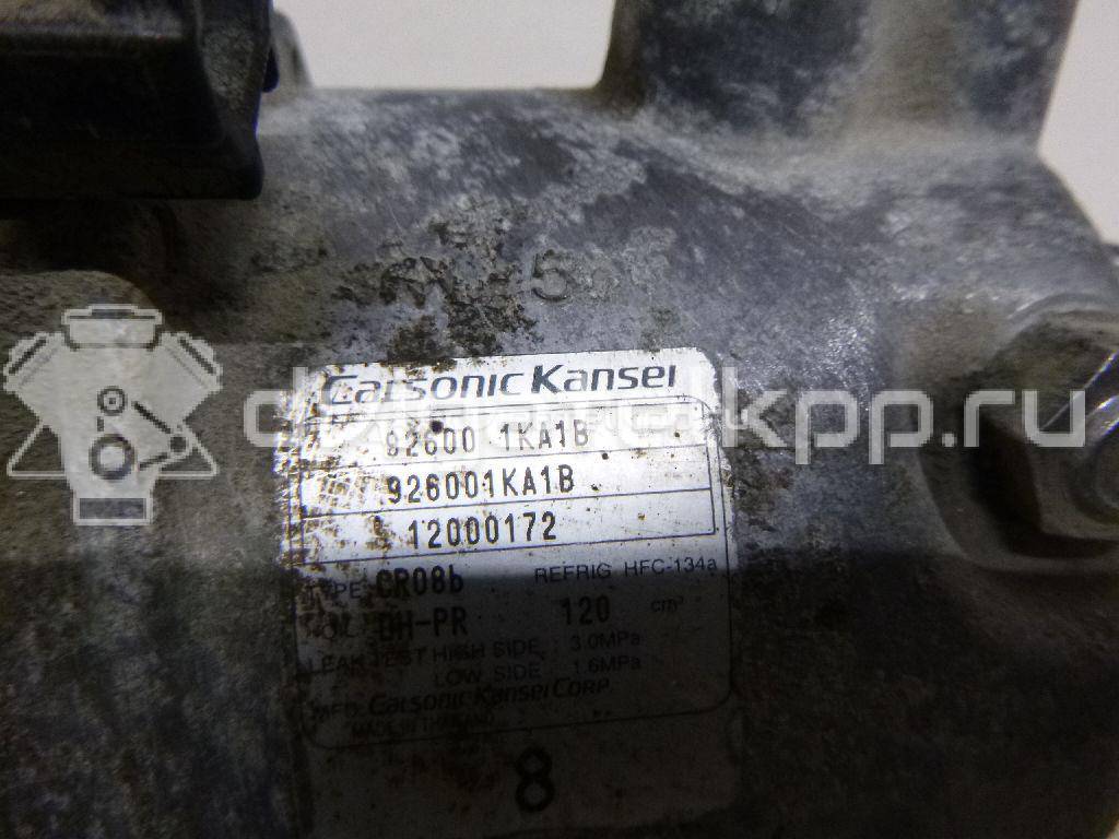 Фото Компрессор системы кондиционирования  926001KA1B для Nissan Juke F15 {forloop.counter}}