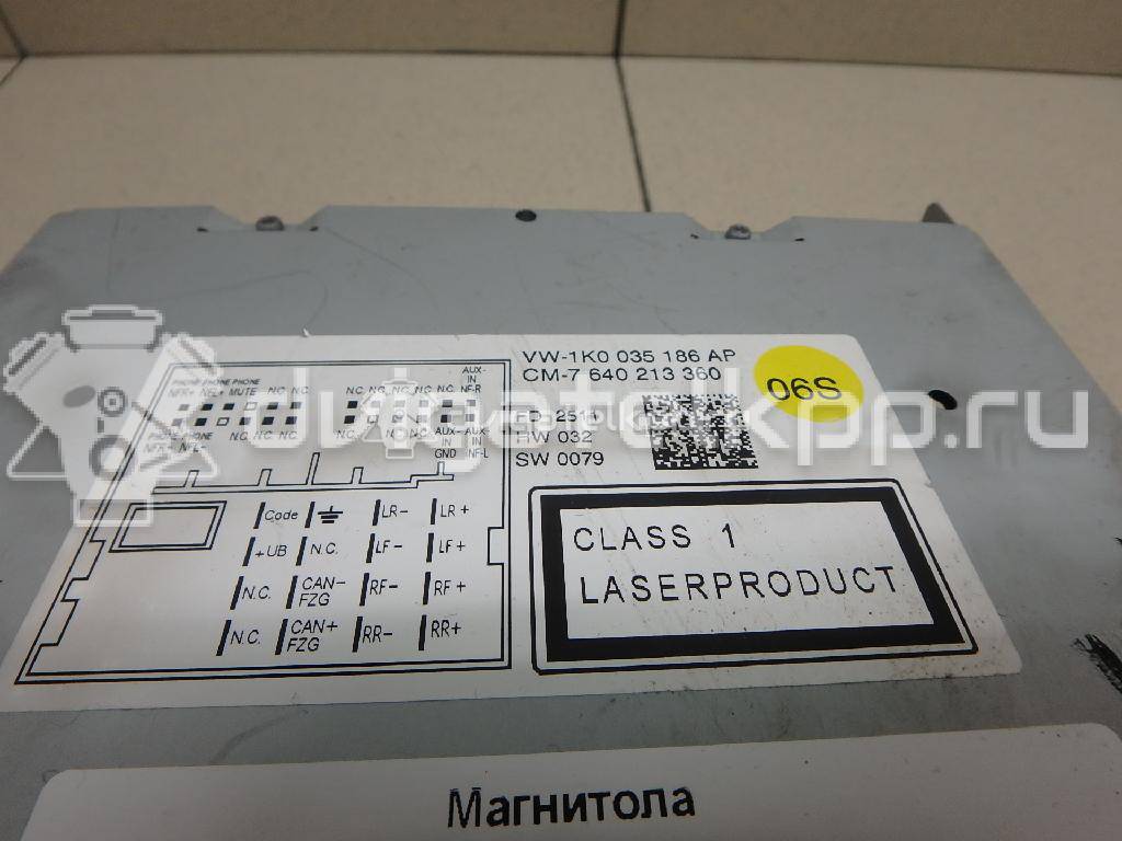 Фото Магнитола  1K0035186AP для vw Passat [B7] {forloop.counter}}