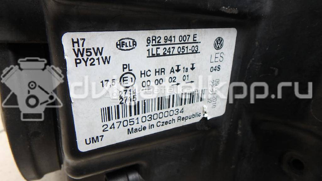Фото Фара левая  6R2941007E для Volkswagen Polo {forloop.counter}}