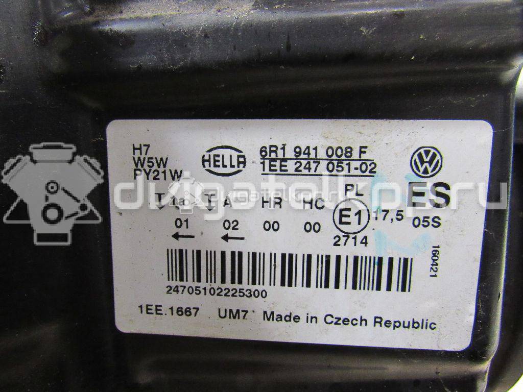 Фото Фара правая  6R1941008F для Volkswagen Polo / Jetta {forloop.counter}}