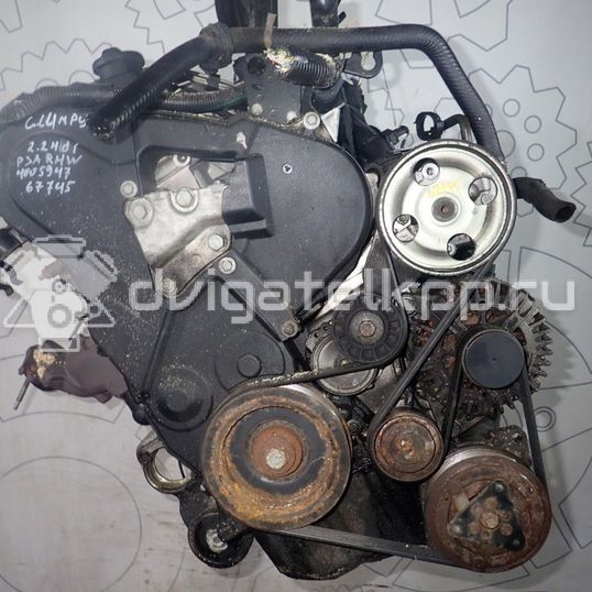 Фото Контрактный (б/у) двигатель RHW (DW10ATED4) для Citroen C8 Ea , Eb / Evasion 22, U6 / Jumpy 107-109 л.с 16V 2.0 л Дизельное топливо