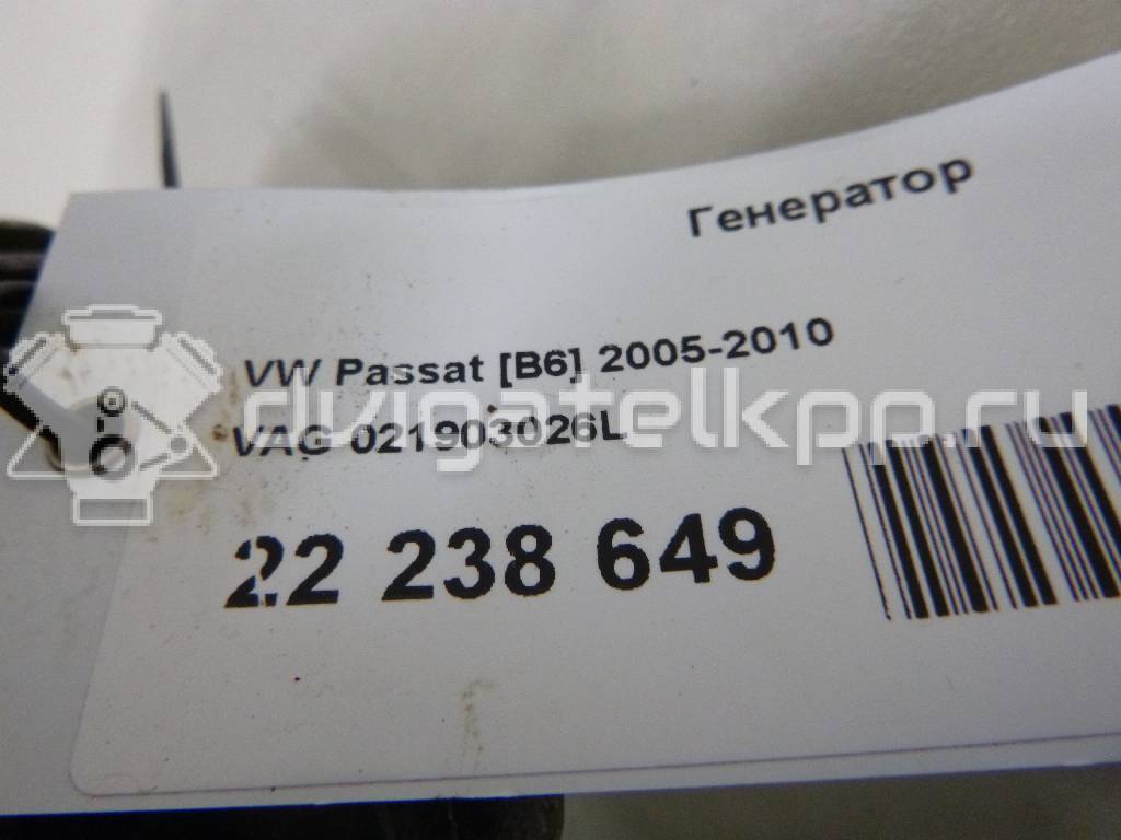 Фото Генератор  021903026L для Skoda Roomster 5J / Octaviaii 1Z3 / Yeti 5L / Fabia / Octavia {forloop.counter}}