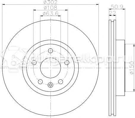 Фото Диск тормозной задний  31471033 для Volvo Xc70 / Xc60 {forloop.counter}}