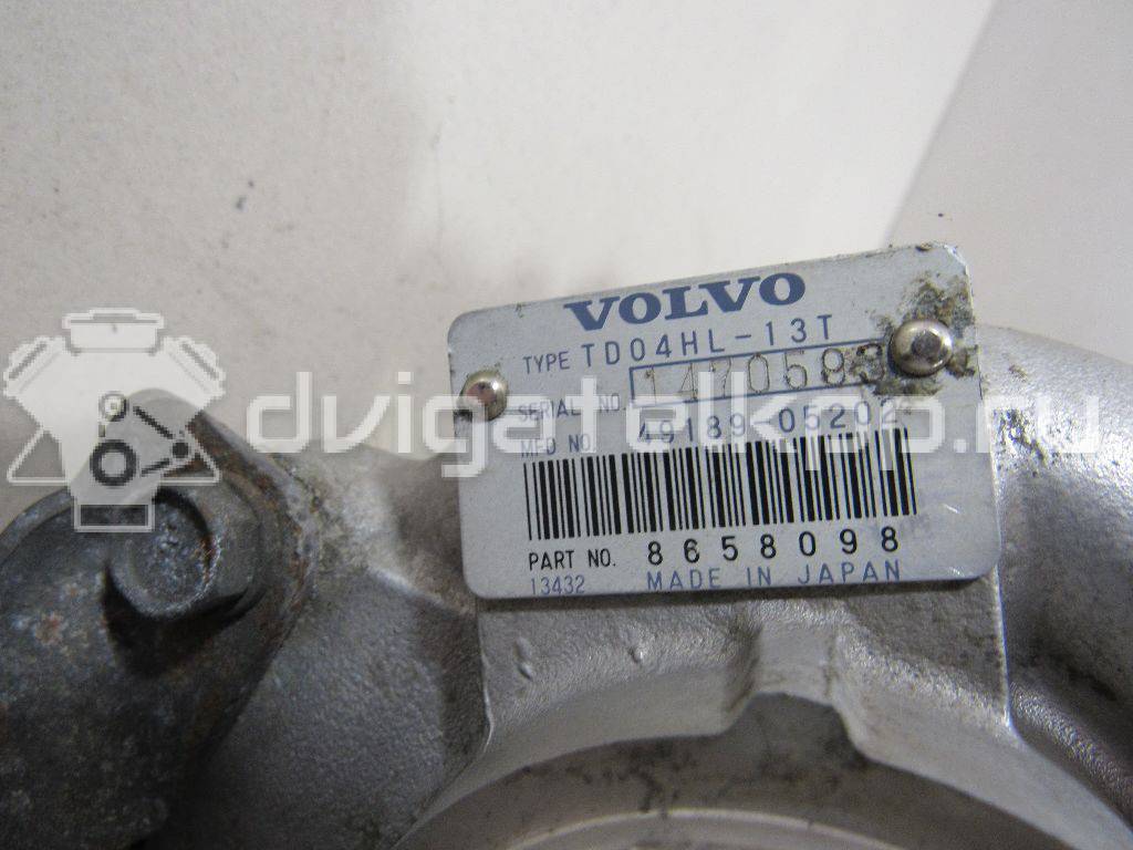 Фото Турбокомпрессор (турбина)  8658098 для Volvo S70 Ls / C70 / V70 / S60 / S80 {forloop.counter}}