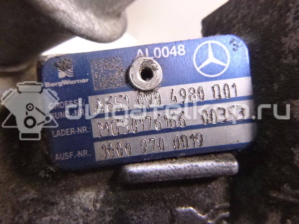 Фото Турбокомпрессор (турбина)  6510904980 для Mercedes-Benz C-Class / Cls / Glk-Class X204 / E-Class {forloop.counter}}