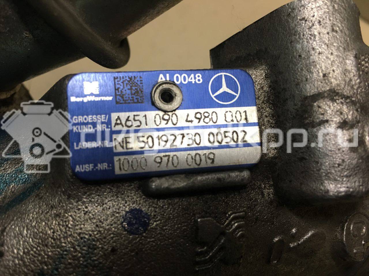 Фото Турбокомпрессор (турбина)  6510904980 для Mercedes-Benz C-Class / Cls / Glk-Class X204 / E-Class {forloop.counter}}