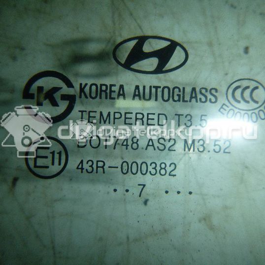 Фото Стекло двери передней правой  824212L010 для Hyundai I30