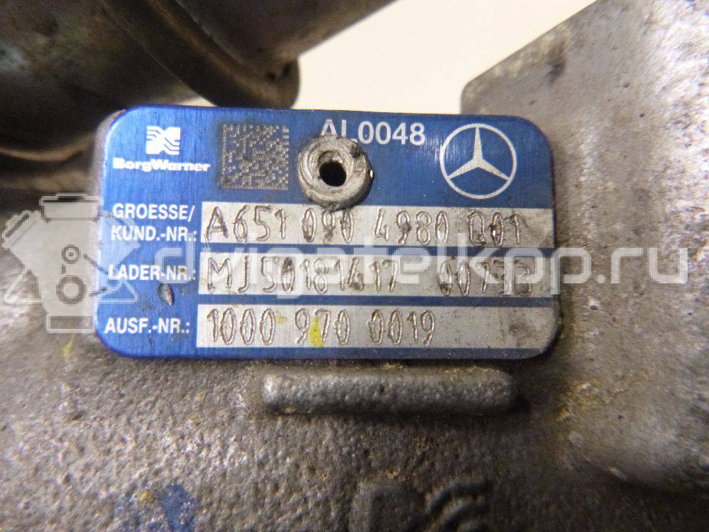 Фото Турбокомпрессор (турбина)  6510904980 для Mercedes-Benz C-Class / Cls / Glk-Class X204 / E-Class {forloop.counter}}