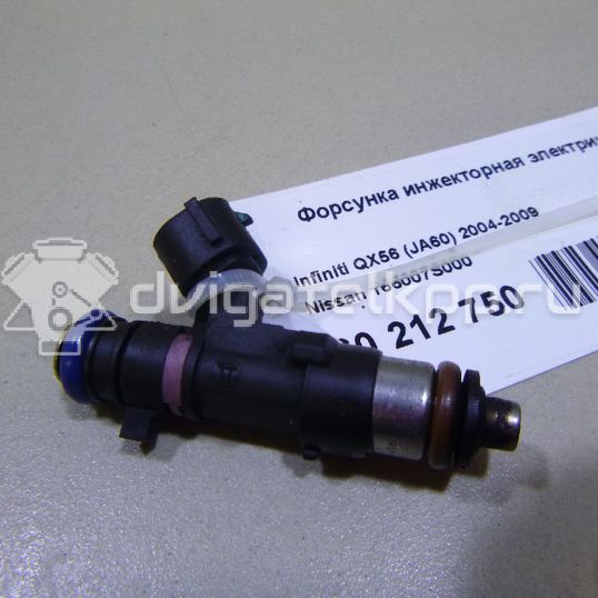 Фото Форсунка инжекторная электрическая для двигателя VK56DE для Infiniti / Nissan 309-324 л.с 32V 5.6 л бензин 166007S000