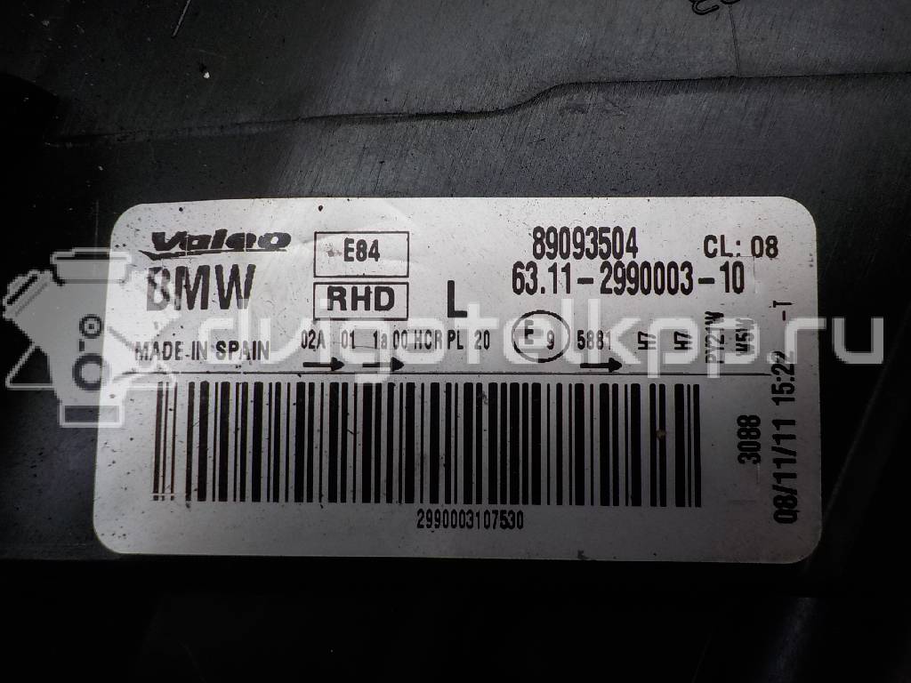 Фото Фара левая  63112990003 для Bmw X1 {forloop.counter}}