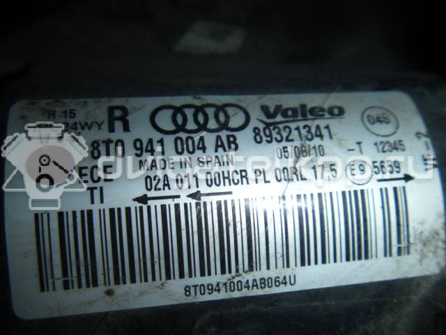 Фото Фара левая  8t0941029ab для Audi A5 {forloop.counter}}