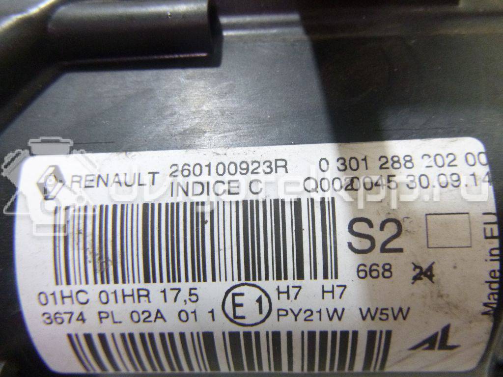 Фото Фара правая  260100923R для Renault Megane {forloop.counter}}