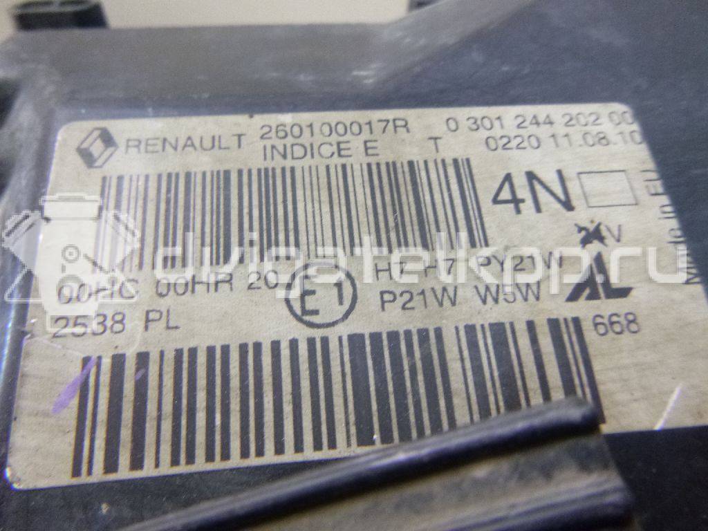 Фото Фара правая  260108719R для Renault Megane {forloop.counter}}