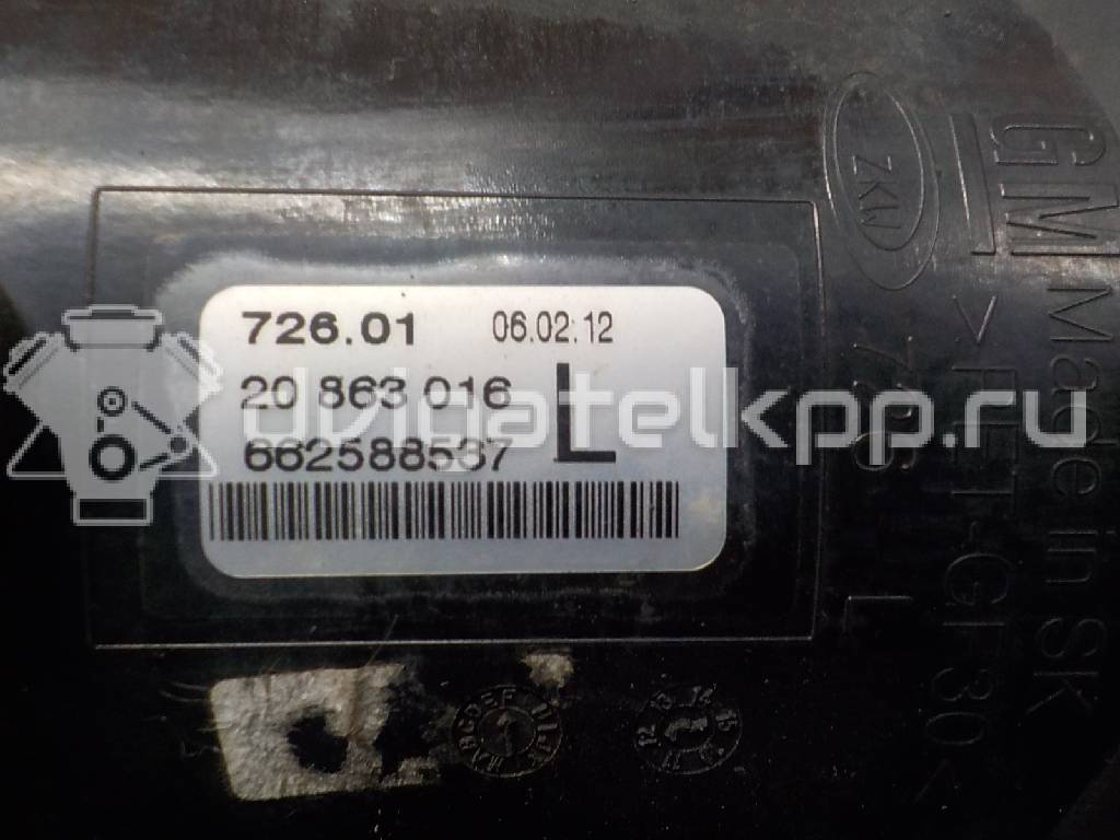 Фото Фара противотуманная левая  20863016 для Opel Zafira {forloop.counter}}