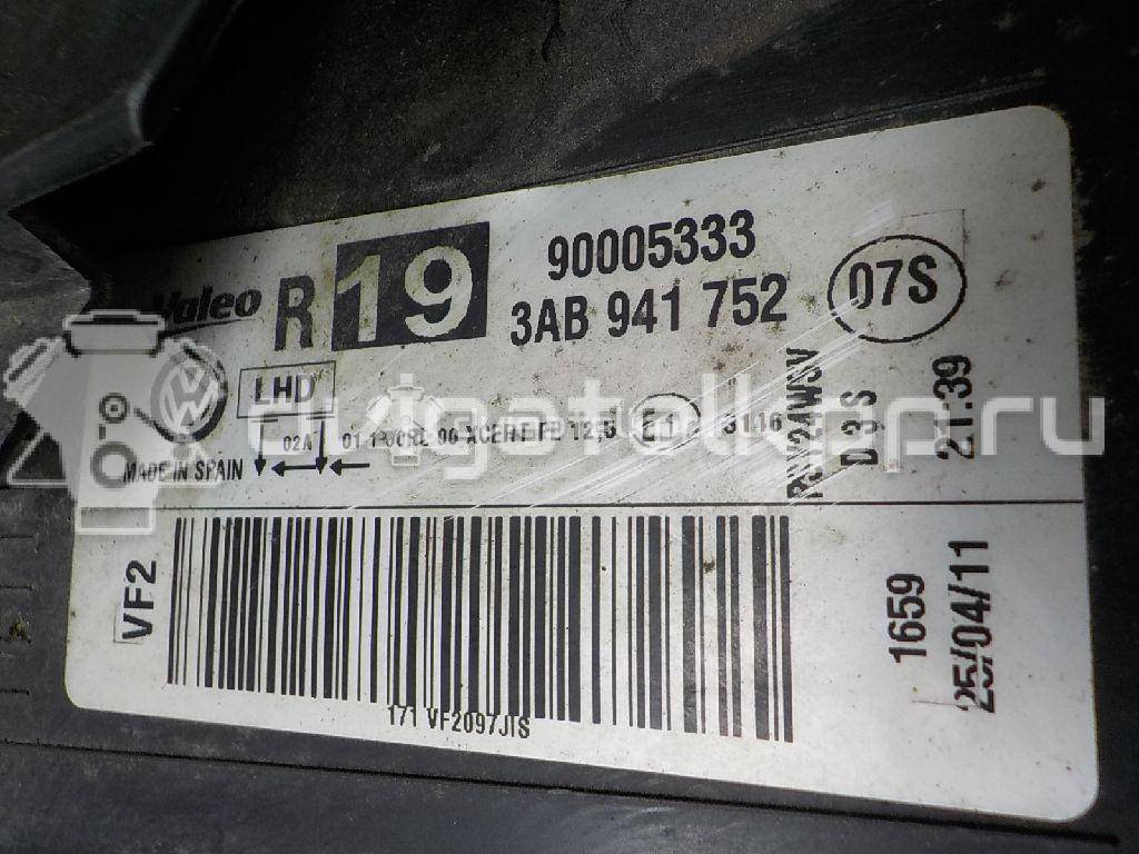 Фото Фара правая  3AB941752 для vw Passat [B7] {forloop.counter}}