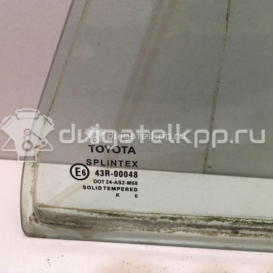 Фото Стекло двери задней правой (форточка)  6812302070 для Toyota Corolla