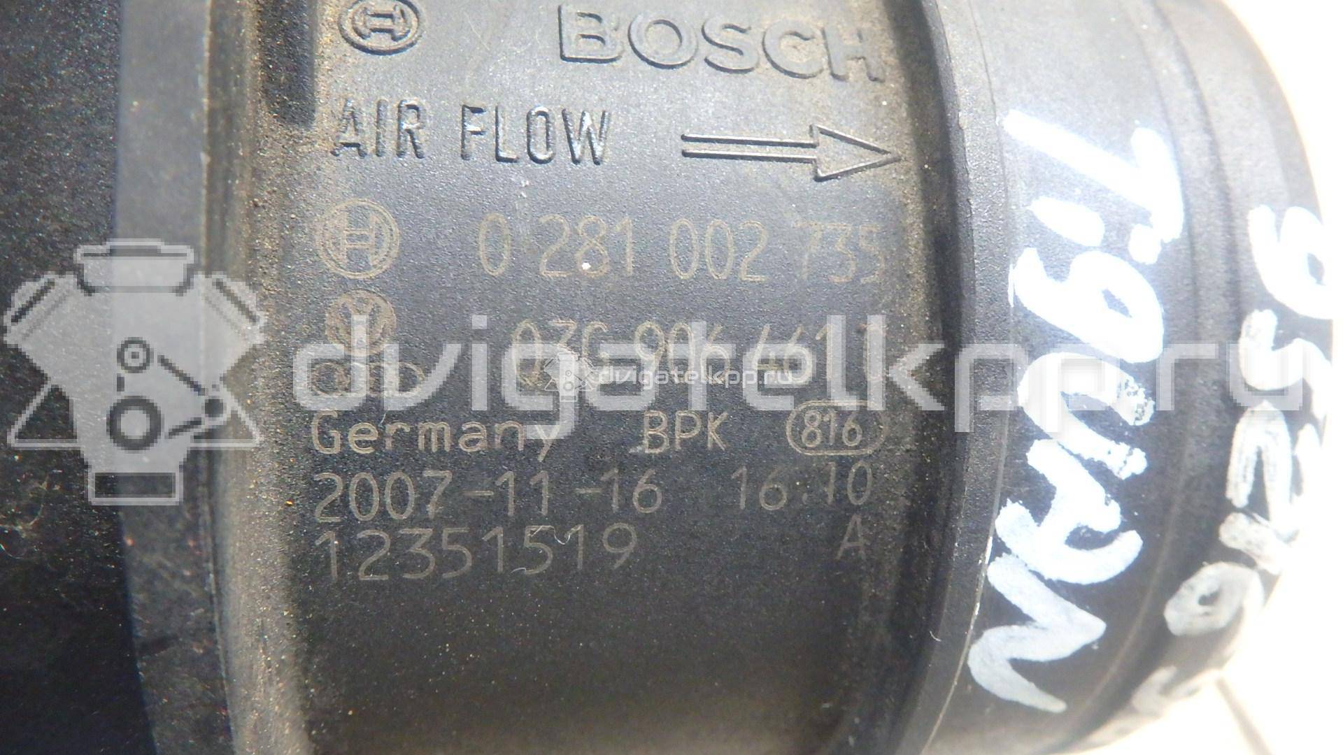 Фото Расходомер воздуха (массметр)  03G906461C для Audi A4 / A6 / A3 / A5 / Tt {forloop.counter}}