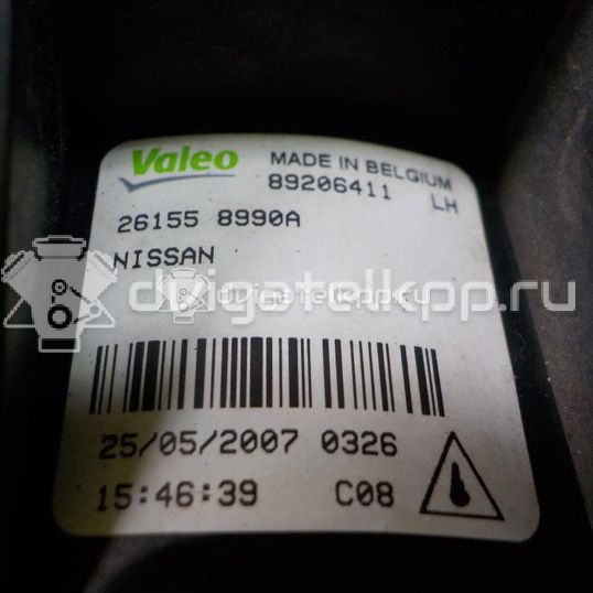 Фото Фара противотуманная левая  B6A558990A для renault Vel Satis